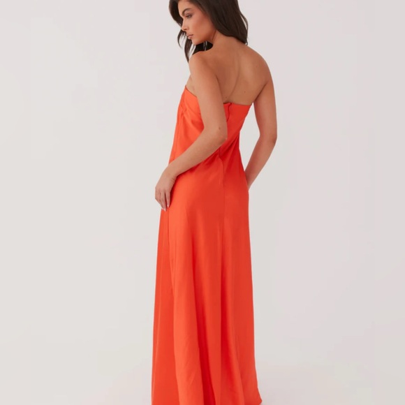 Peppermayo Strapless Red Dress - Picture 4 of 5